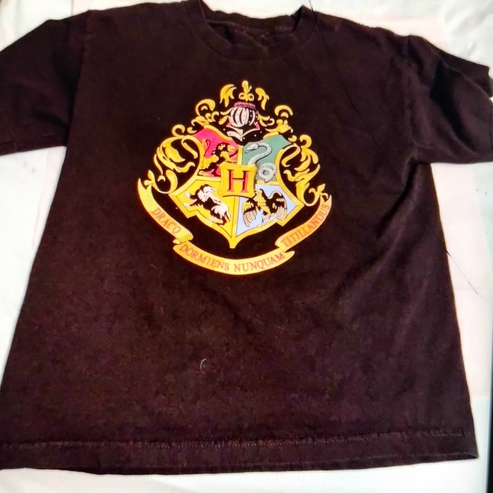 Black adult size small tee